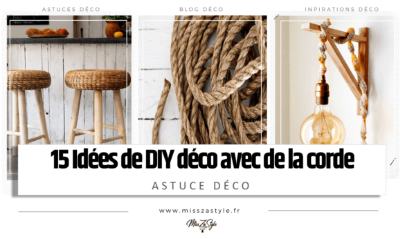 15 idées de DIY Déco avec de la corde