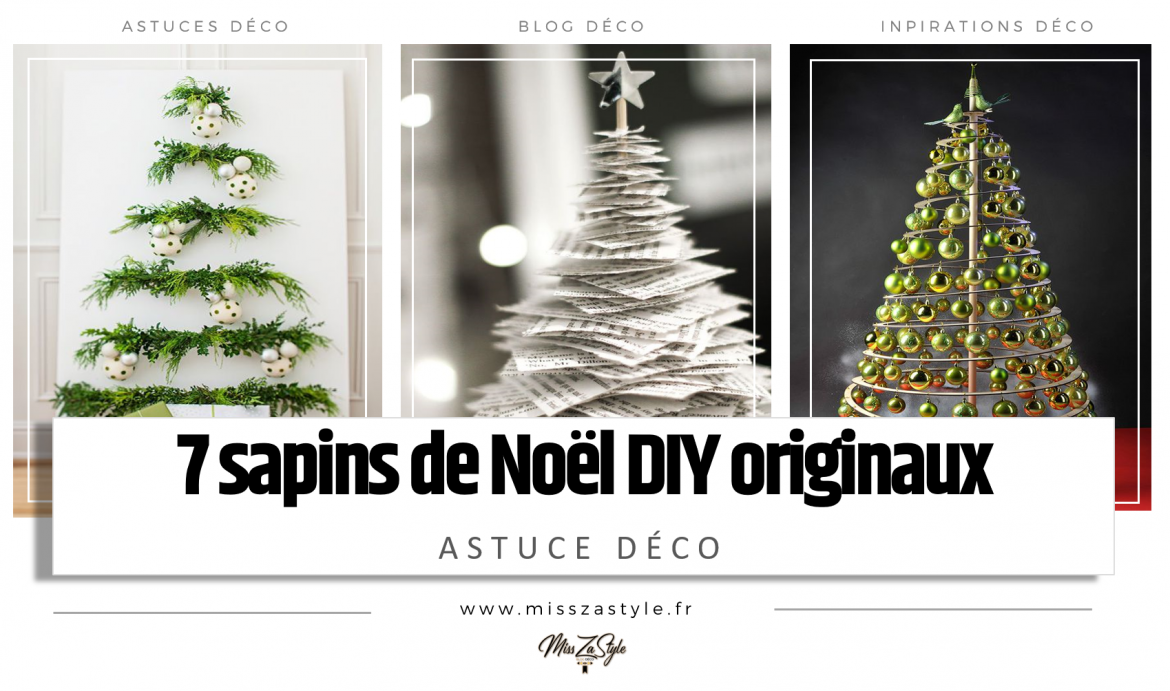 7 sapins de noël DIY Originaux
